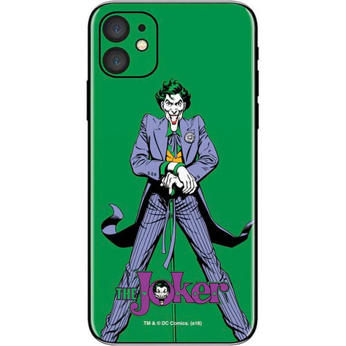 DC Comics The Joker Classic Art Pose iPhone 11 Skin